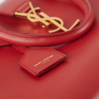 Saint Laurent Cabas Red Small