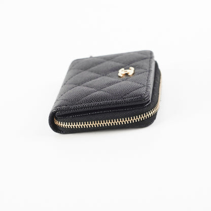 Chanel Black Caviar Cardholder