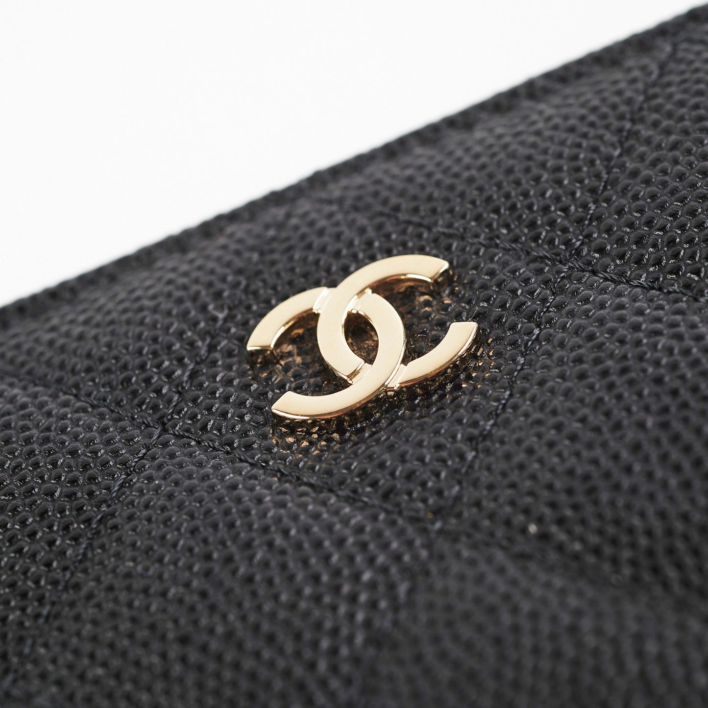 Chanel Black Caviar Cardholder