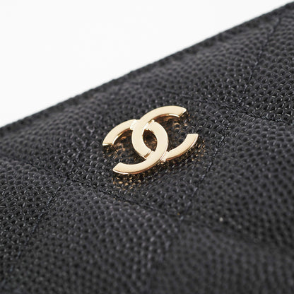 Chanel Black Caviar Cardholder