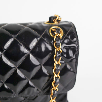 Chanel Double Sided Flap Bag Black