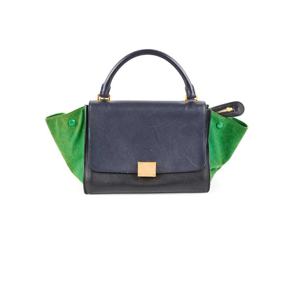 Celine Trapeze Green and Black