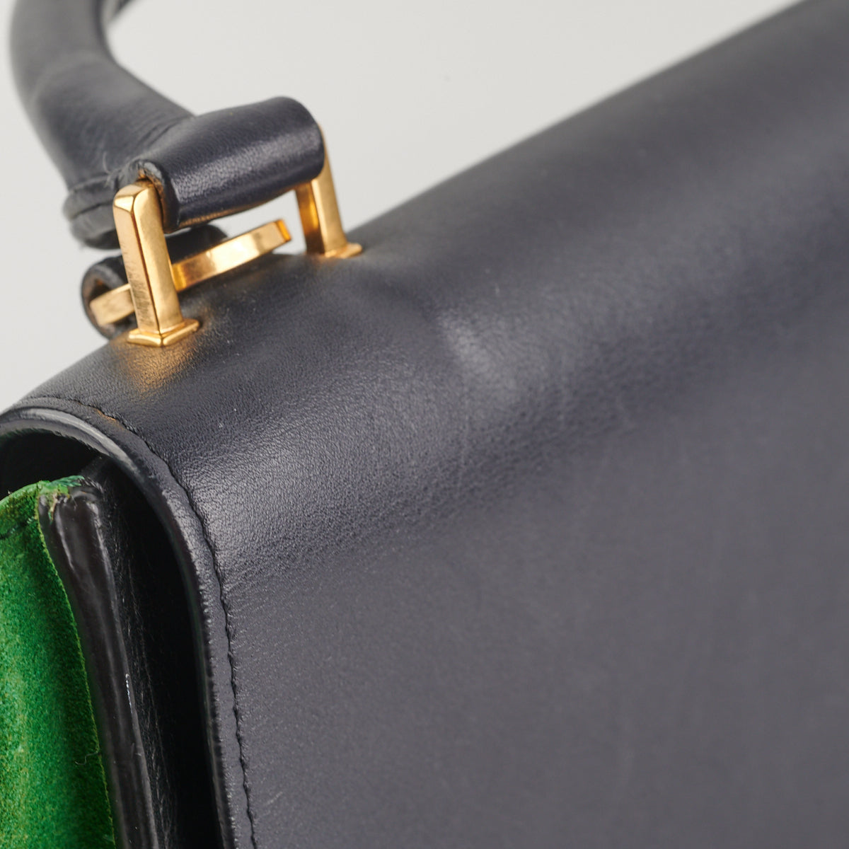 Celine Trapeze Green and Black