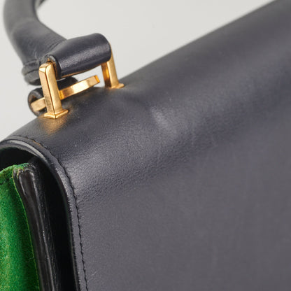 Celine Trapeze Green and Black