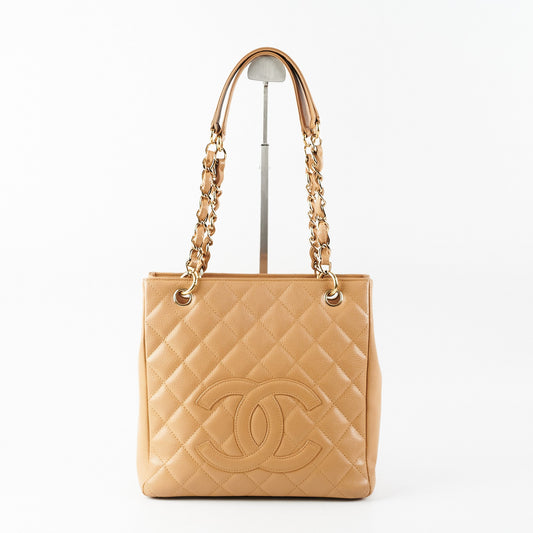 ITEM 15 - Chanel PST Caviar Dark Beige