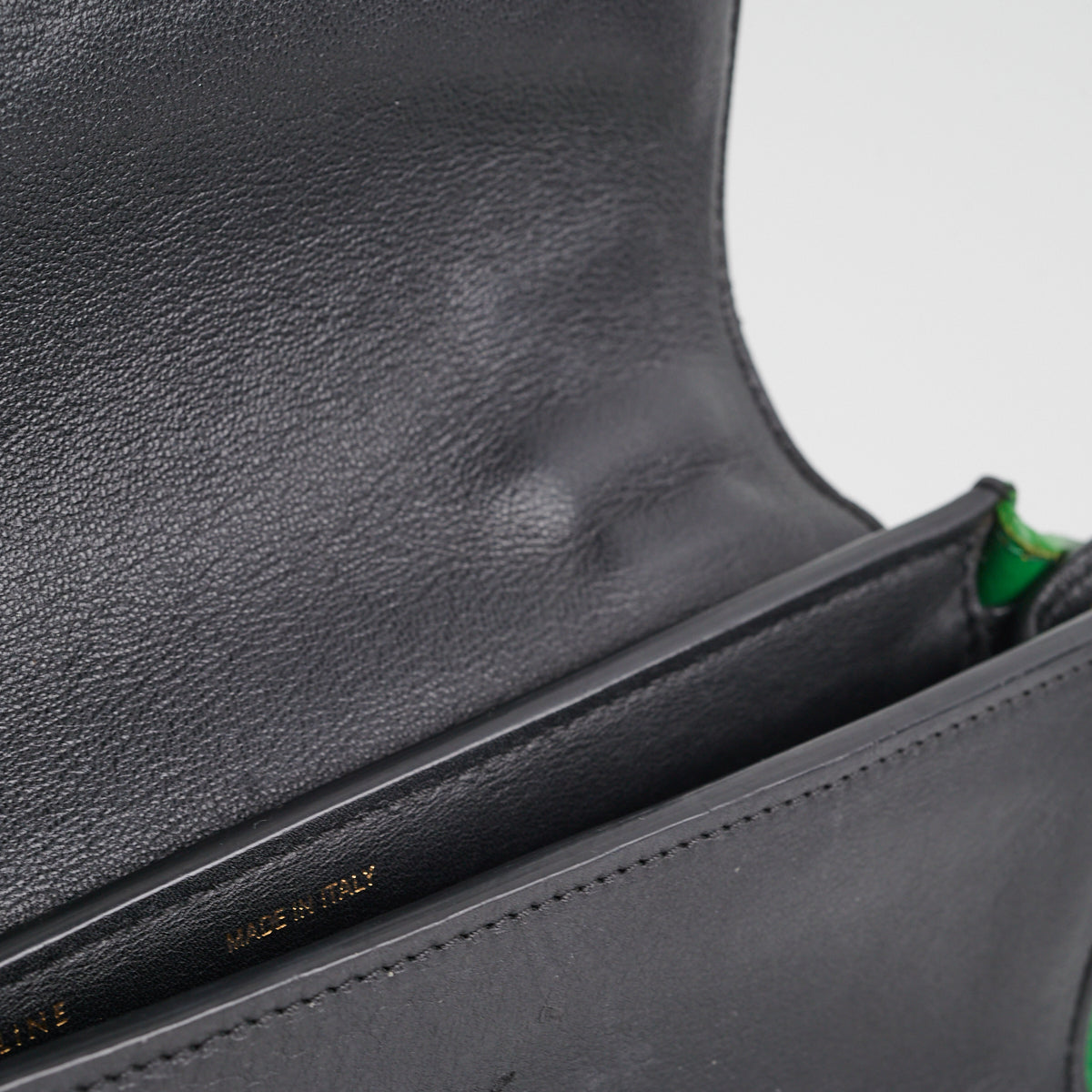 Celine Trapeze Green and Black