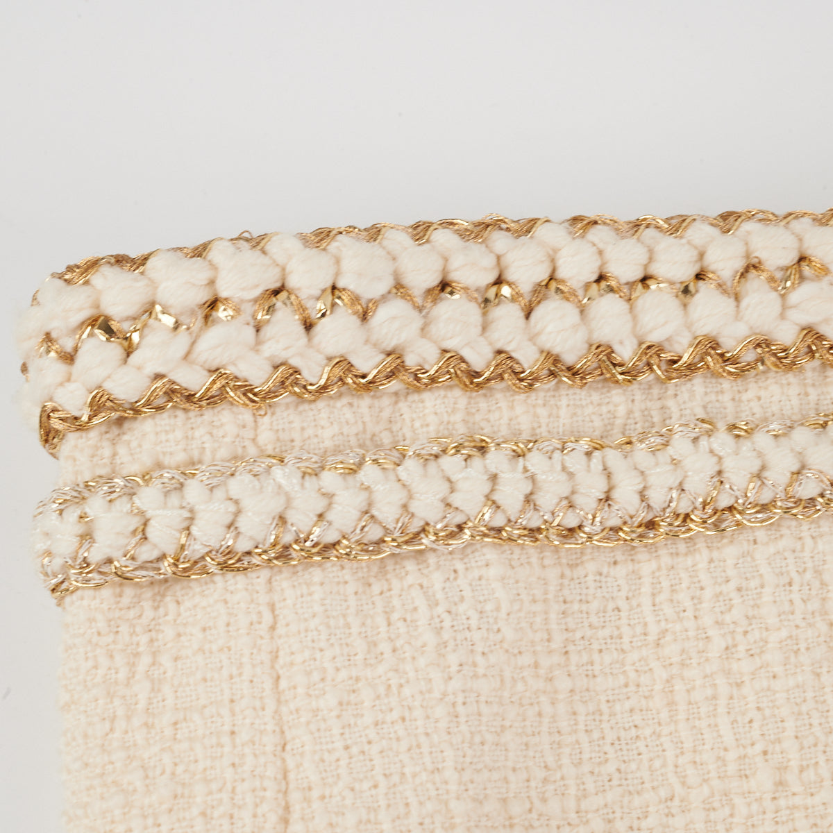 Chanel Pencil Skirt Ivory Size Euro 36