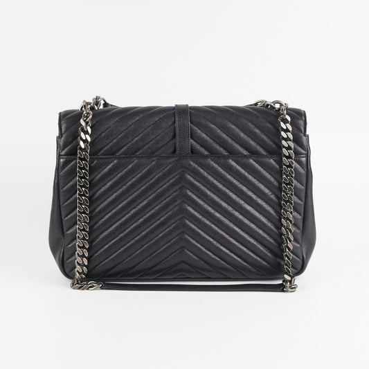 Saint Laurent Large College Bag Black
