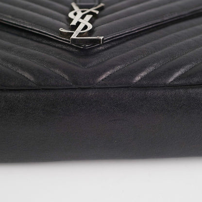 Saint Laurent Large College Bag Black