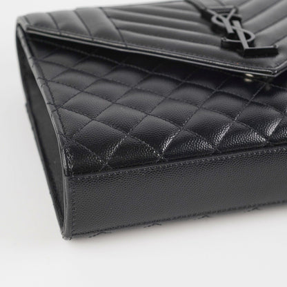 Saint Laurent Medium Envelope Bag Black