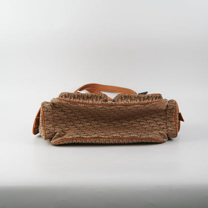 Dior Diorissimo Cargo Hobo Bag Brown