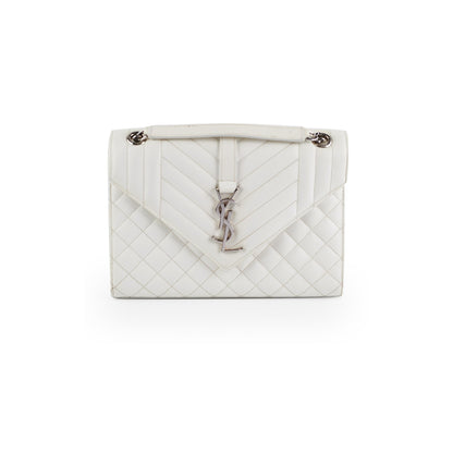 Saint Laurent Medium Envelope White