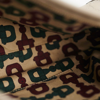 Gucci Ivory Guccissima D Ring Shoulder Bag