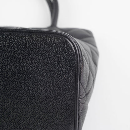 Chanel Madelion Black Caviar Tote