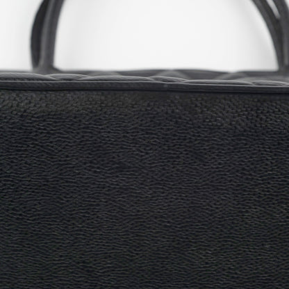 Chanel Madelion Black Caviar Tote