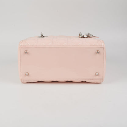 Dior Lady Dior Pink Patent Medium