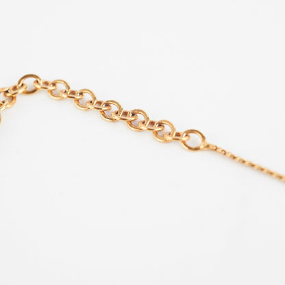 Christian Dior Logo Gold Necklace Costume Jewellery