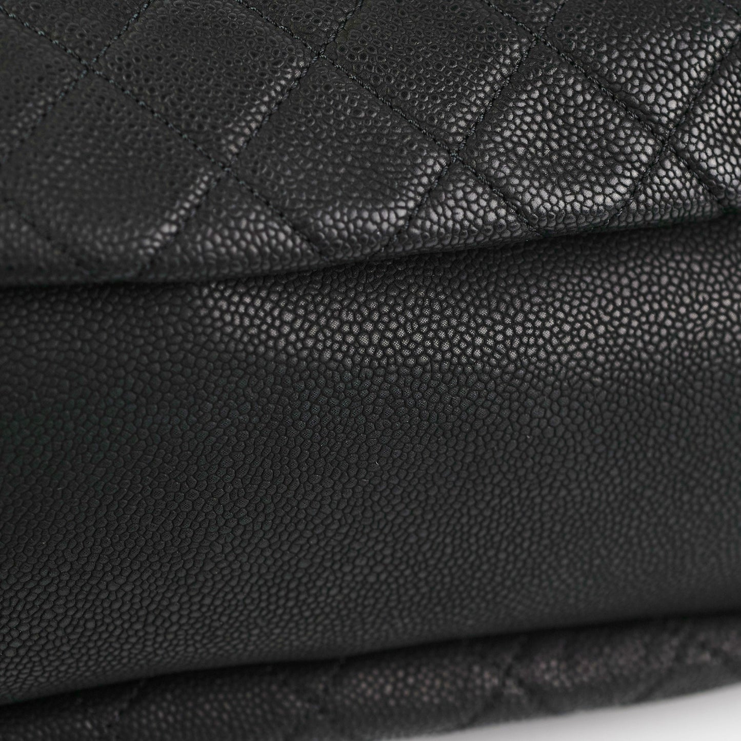 Chanel Caviar Country Chic Hobo Black