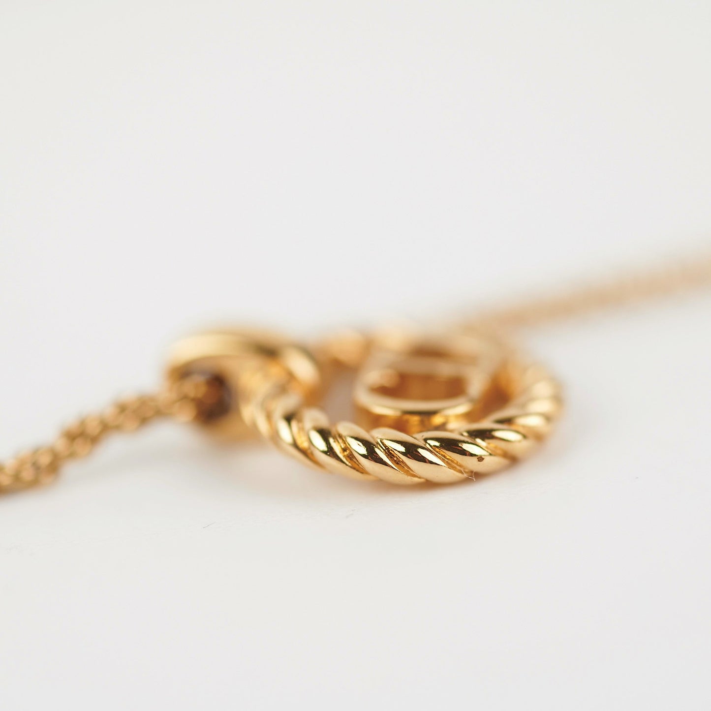 Chrisitan Dior Gold Logo Necklace Costume Jewellery