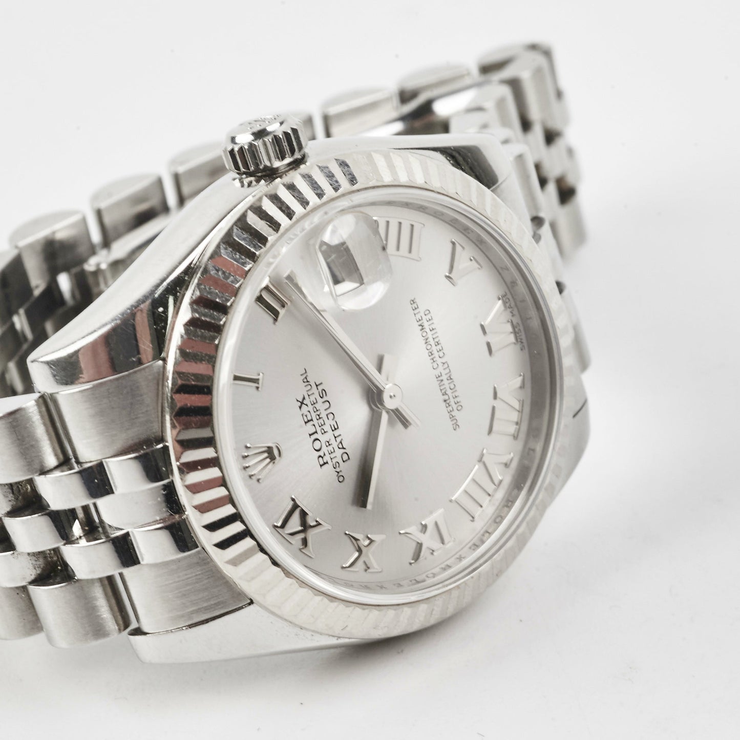 Rolex Oyster Perpetual Date Just 31mm White Gold