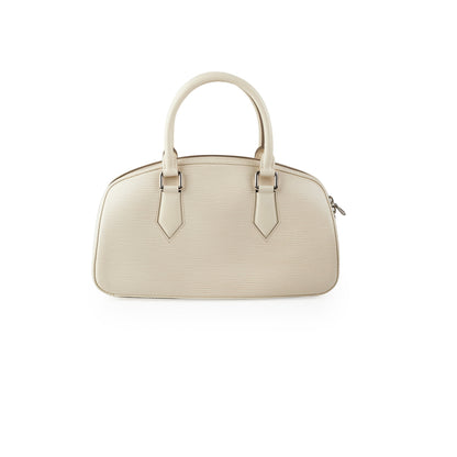 Louis Vuitton Jasmine Boston Epi White Bag