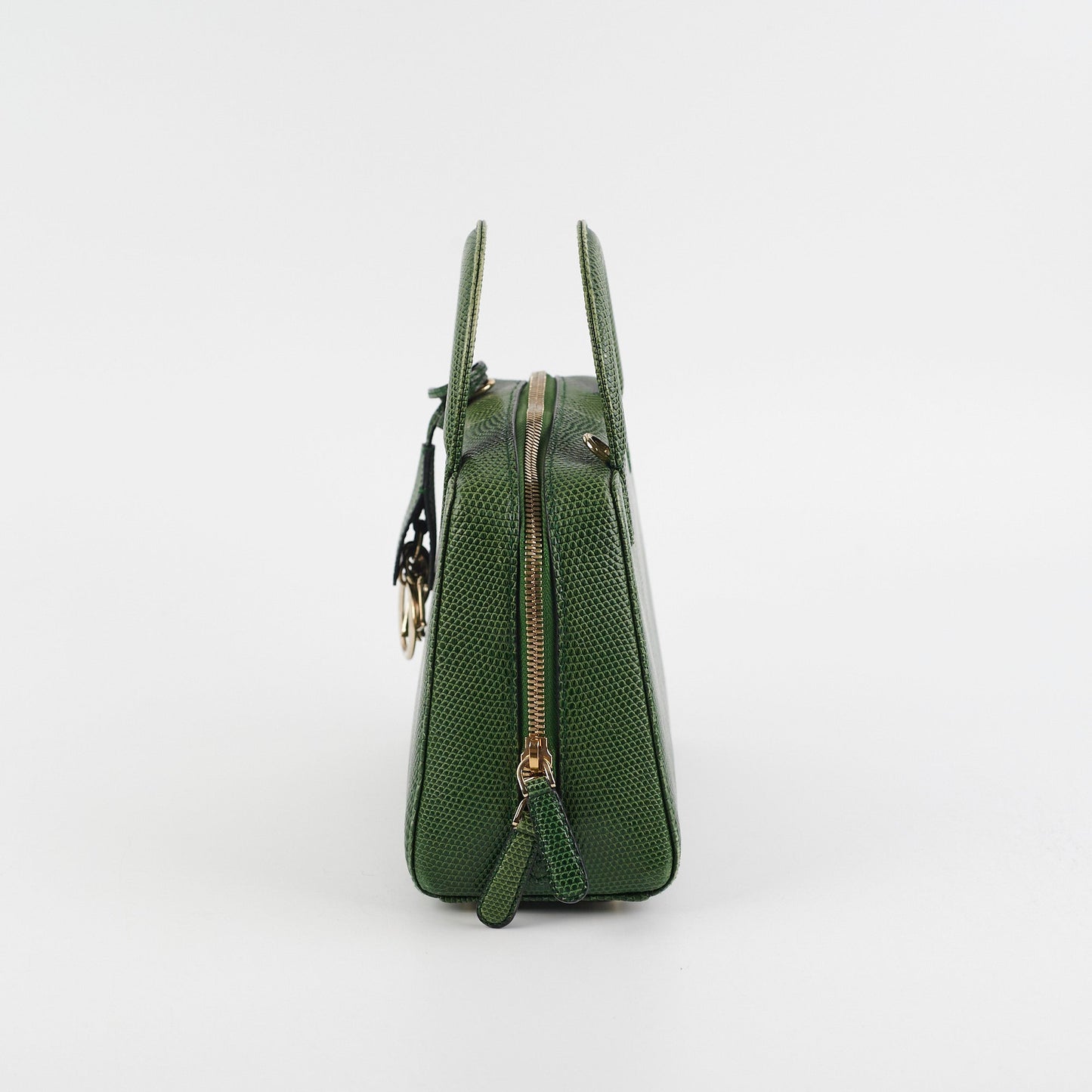 Christian Dior Green Mini Top Handle Bag