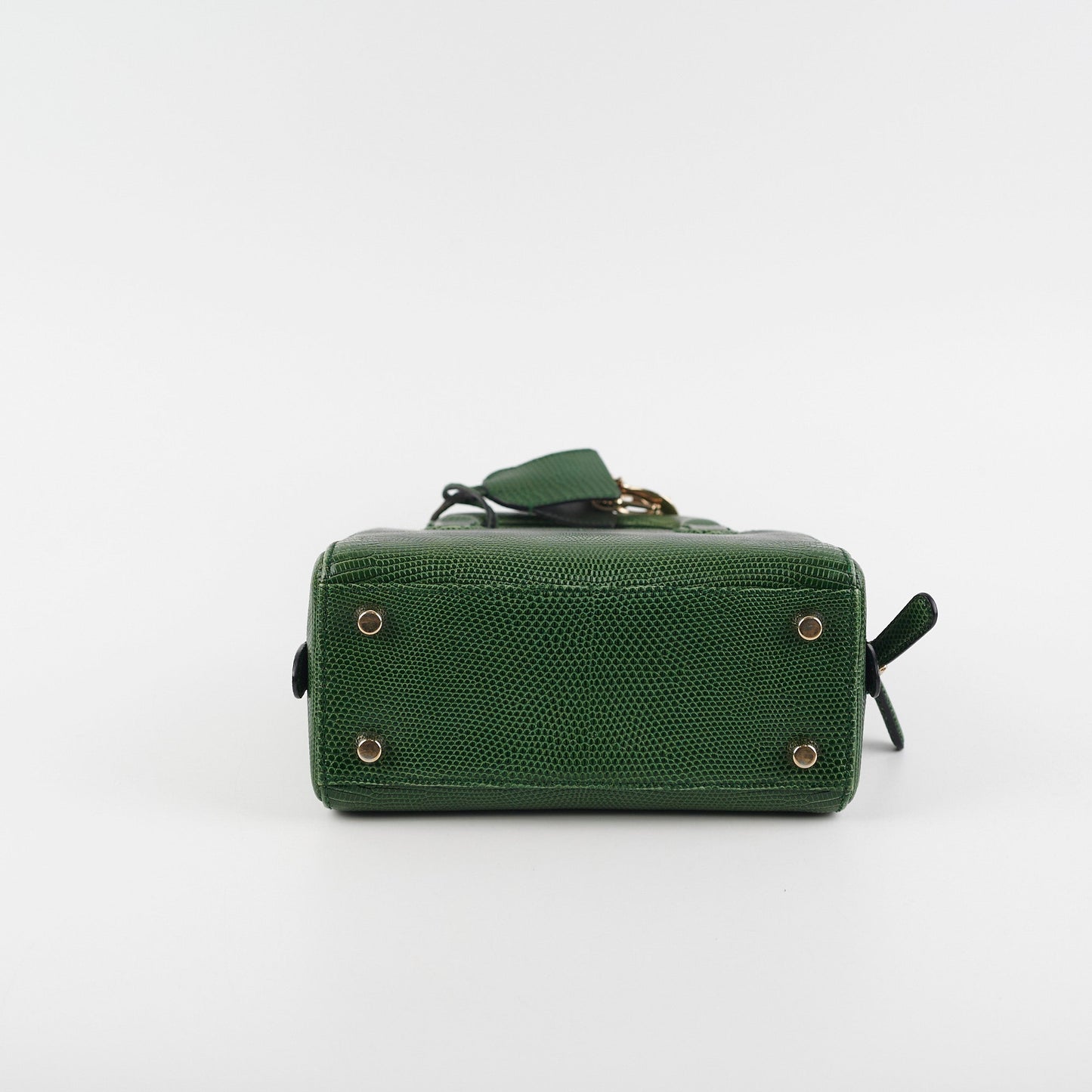 Christian Dior Green Mini Top Handle Bag