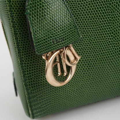 Christian Dior Green Mini Top Handle Bag