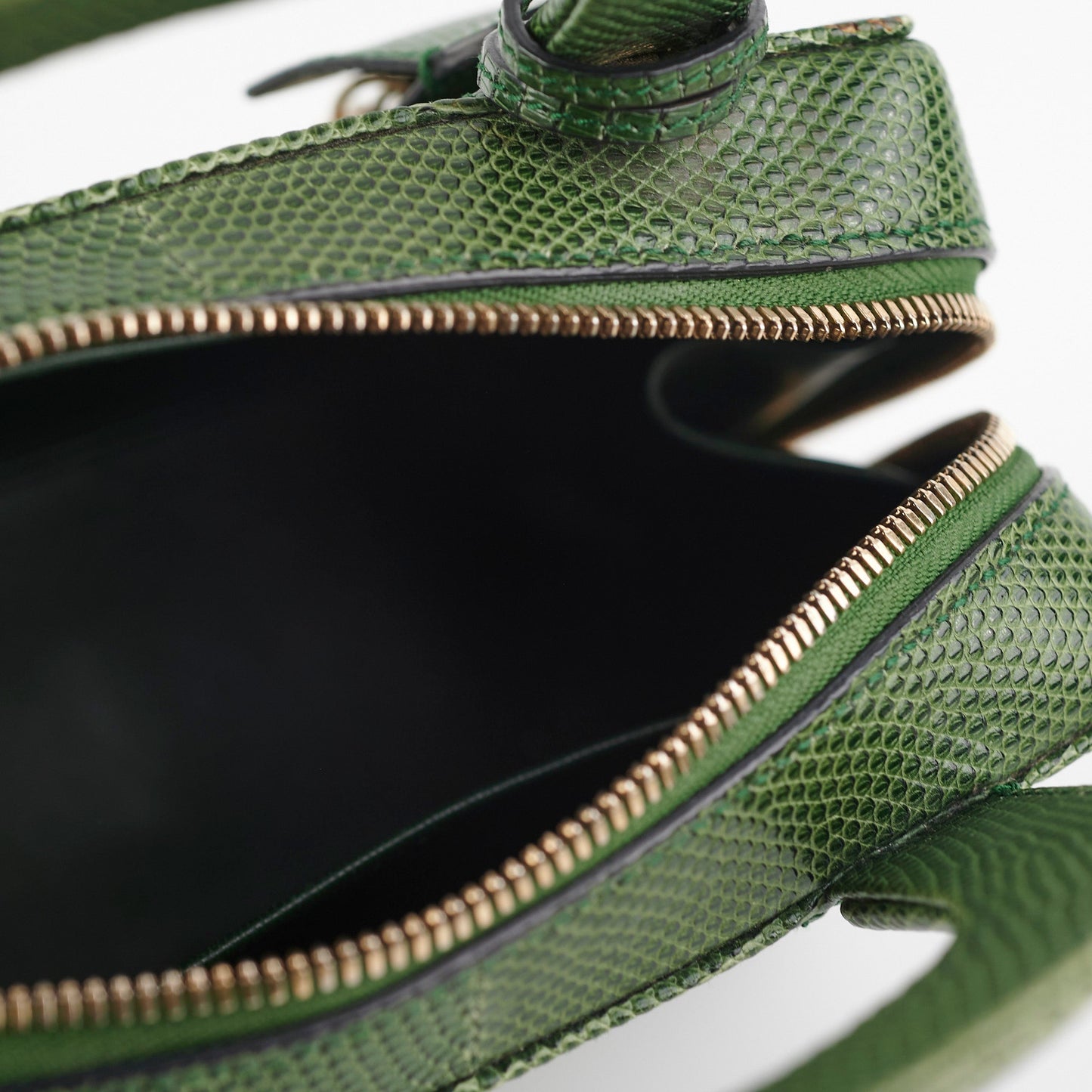 Christian Dior Green Mini Top Handle Bag