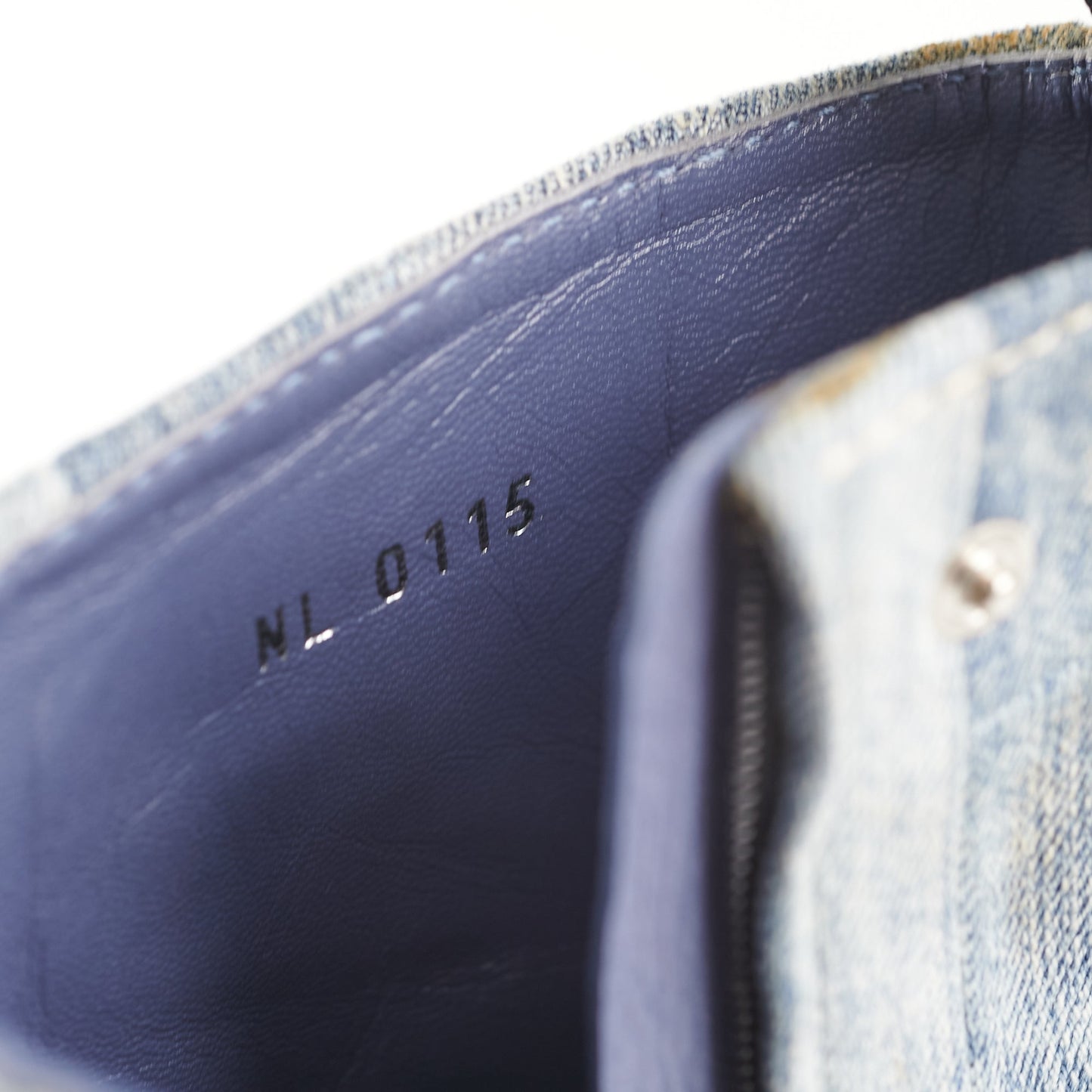 Louis Vuitton Silhouette Denim Heel Ankle Boots 37