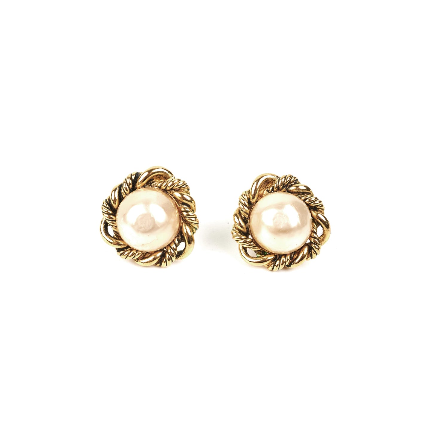 Chanel Vintage Pearl Earring Clasp