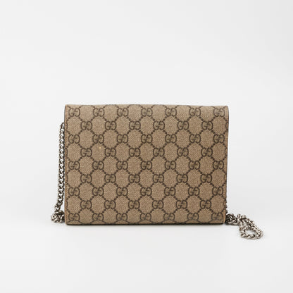 Gucci Dionysus Monogram Wallet On Chain Bag