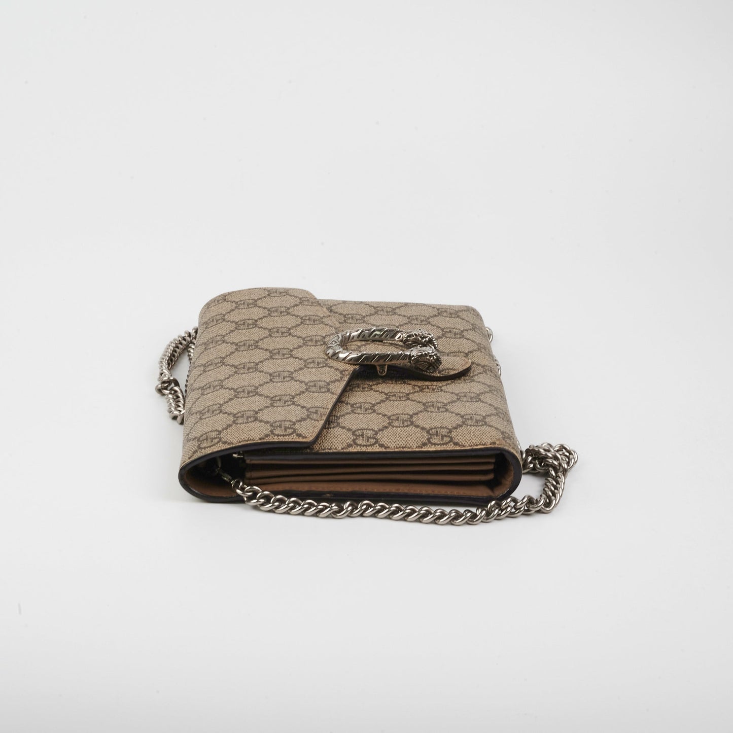 Gucci Dionysus Monogram Wallet On Chain Bag