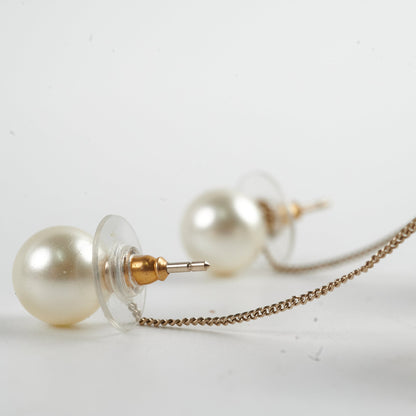Chanel Pearl Drop Earrings Costume Jewellery