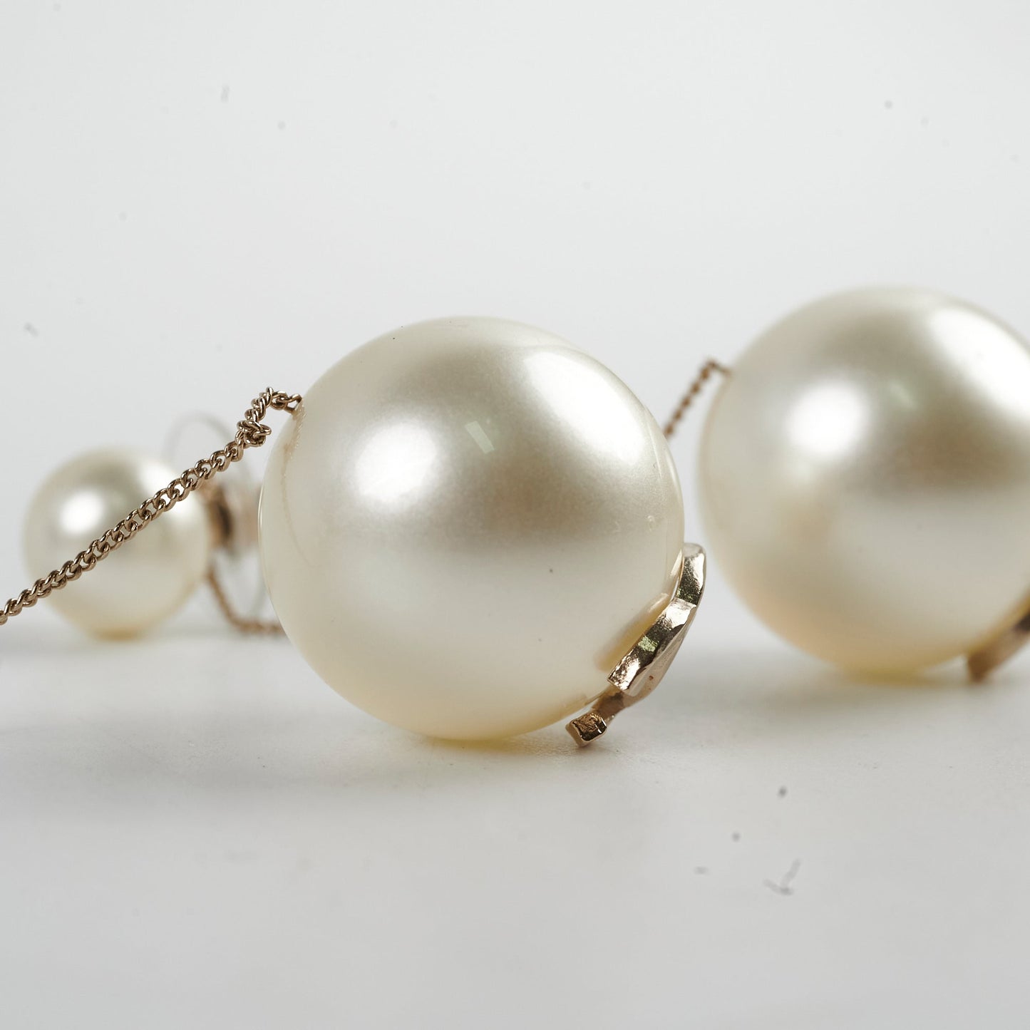 Chanel Pearl Drop Earrings Costume Jewellery