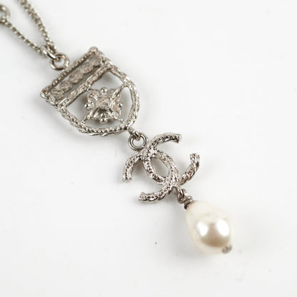 Chanel Coco Mark Emblem Necklace Costume Jewelery