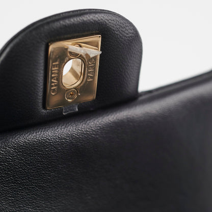 Chanel Mini Rectangular Lambskin Black Bag