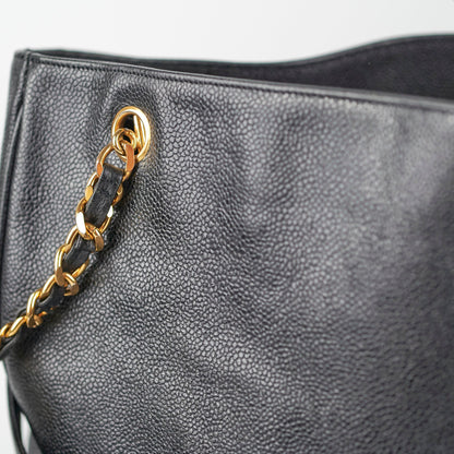 Chanel Caviar Large Tote Black