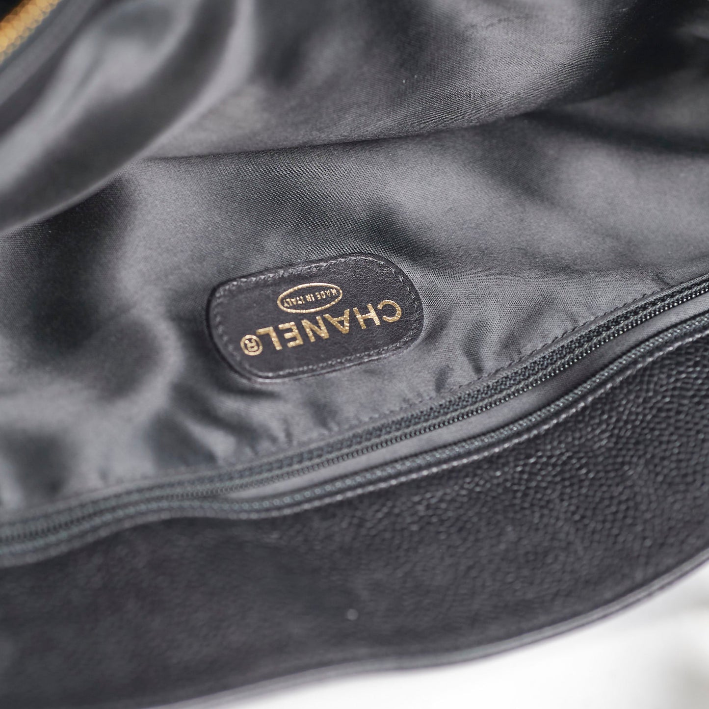 Chanel Caviar Large Tote Black