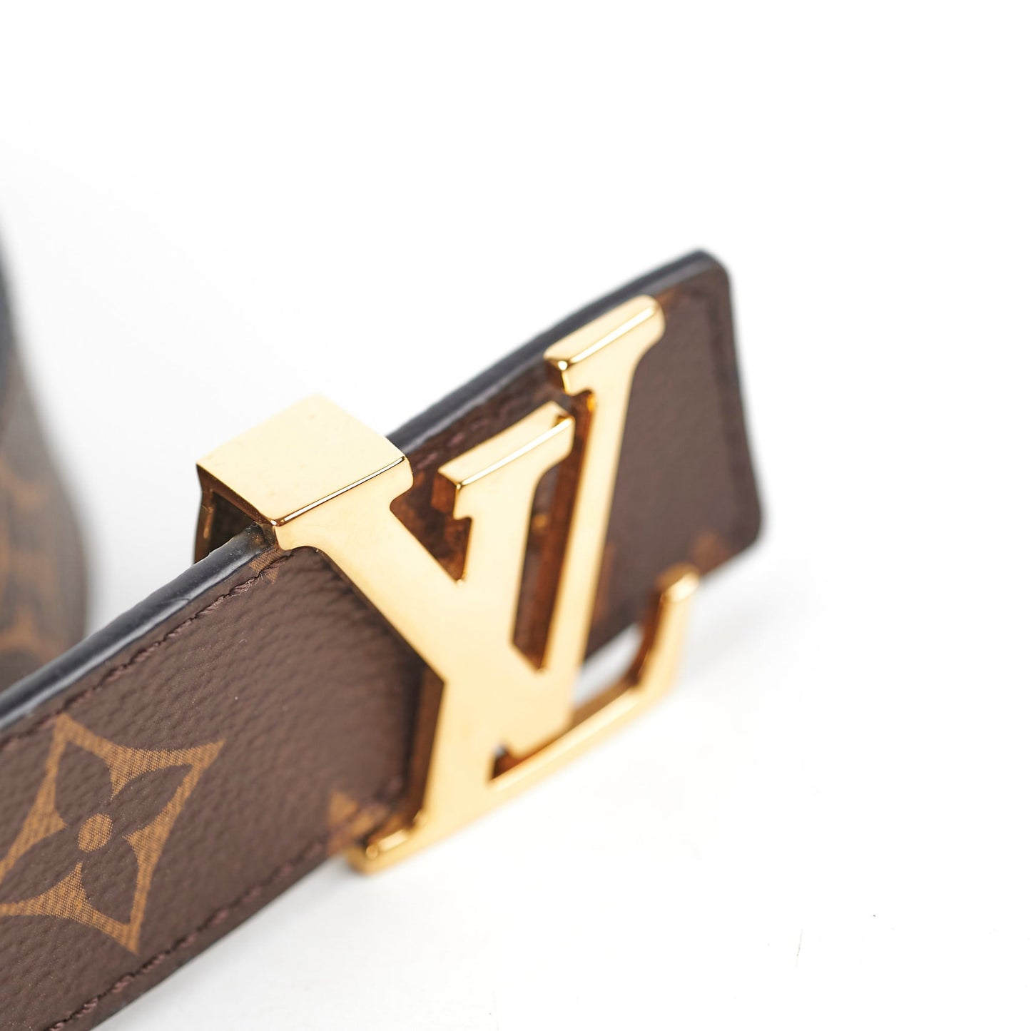 Louis Vuitton Monogram Reverse Belt Size 75