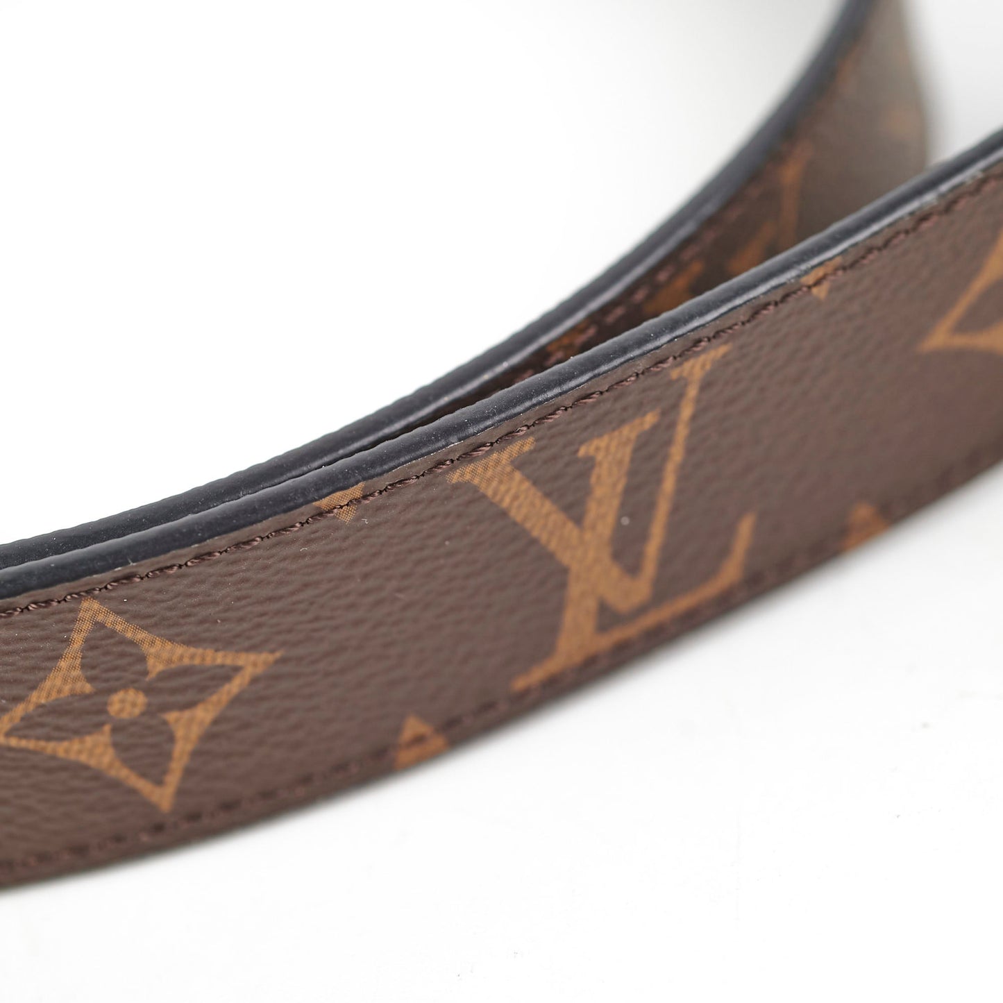 Louis Vuitton Monogram Reverse Belt Size 75