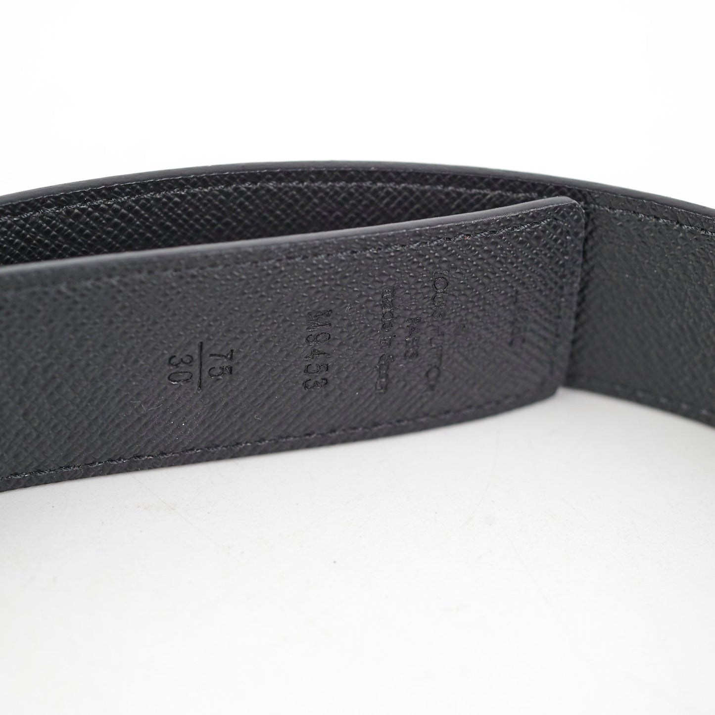 Louis Vuitton Monogram Reverse Belt Size 75