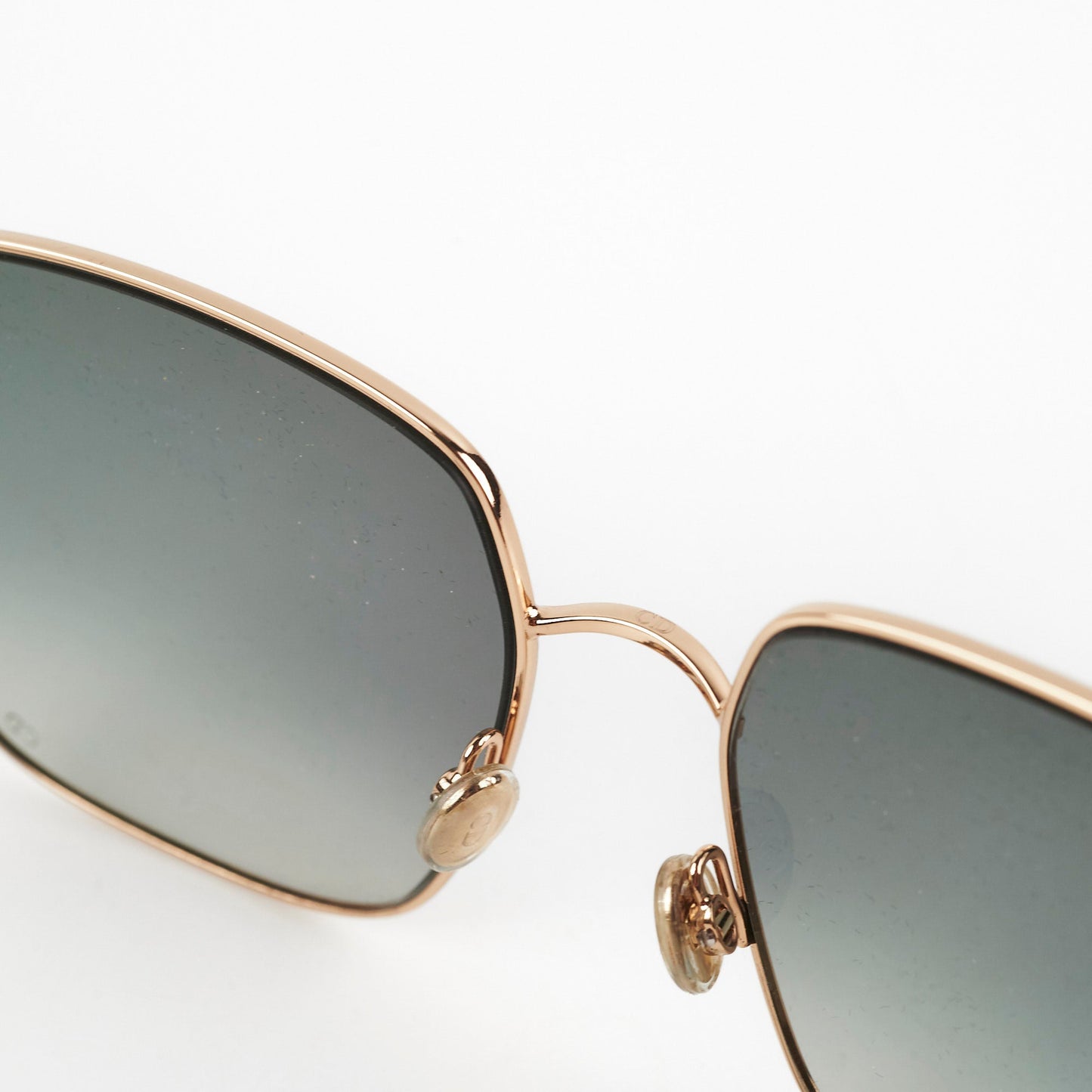 Christian Dior Metallic Square Sunglasses
