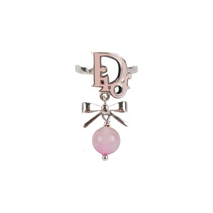 Christian Dior Pink Bow Ring Size L