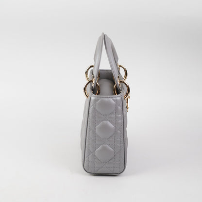 Dior Lady Dior Mini Grey