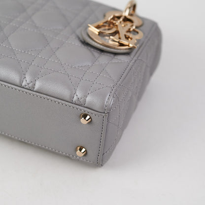 Dior Lady Dior Mini Grey