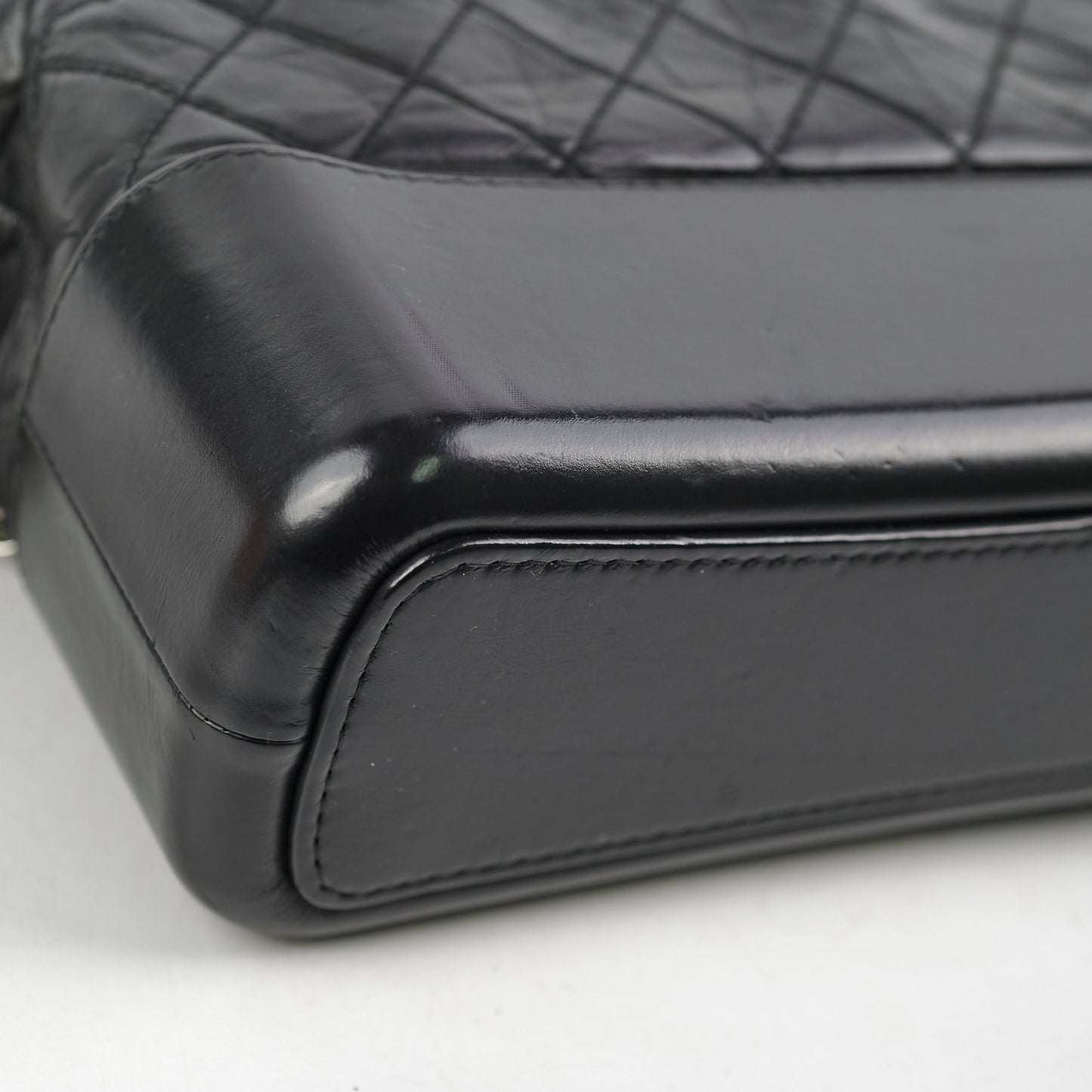 Chanel Medium Gabrielle Calfskin Black - Series 24