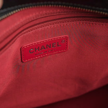 Chanel Medium Gabrielle Calfskin Black - Series 24