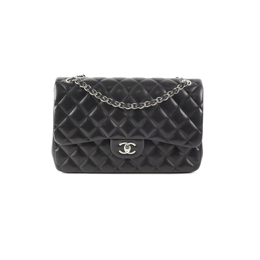 Chanel Jumbo Double Flap Lambskin Black