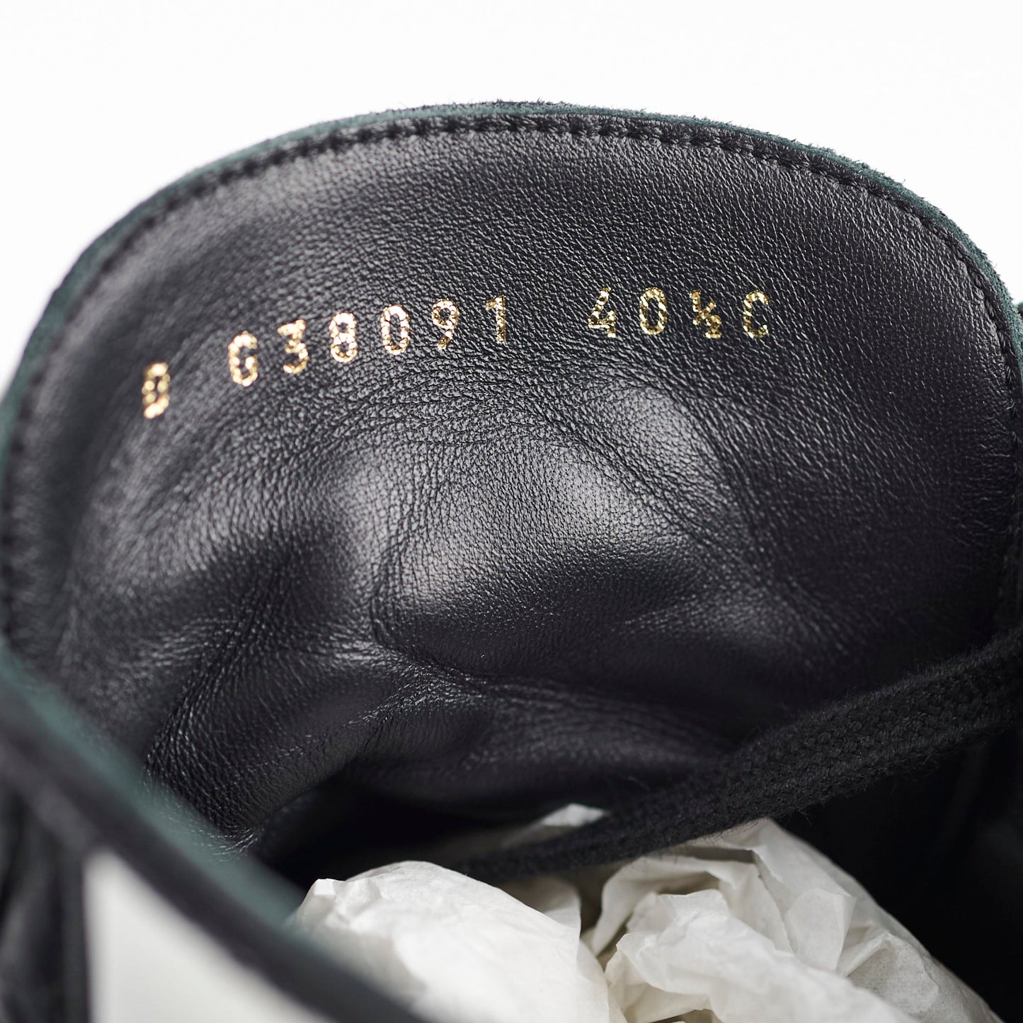 Chanel Calfskin Cap Toe Lace Up Boots Black Size 40.5C